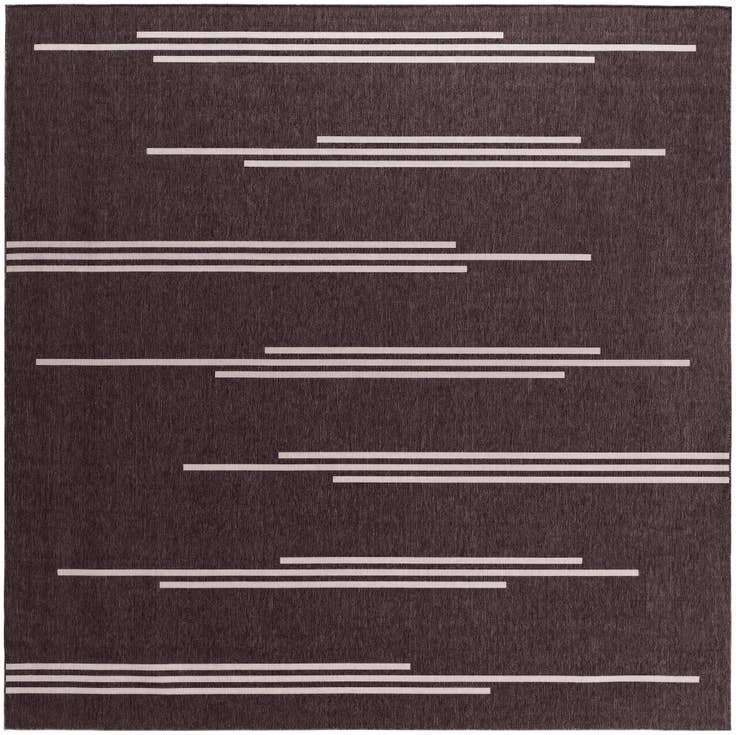Detail image of 13' x 13' Easy-Clean Modern Indoor / Outdoor Square Rug