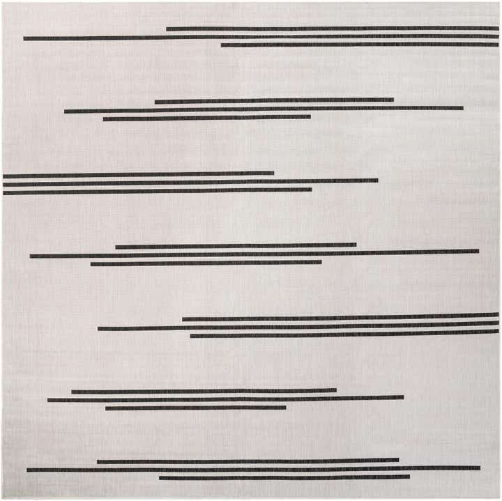 13' x 13' Easy-Clean Modern Indoor / Outdoor Square Rug