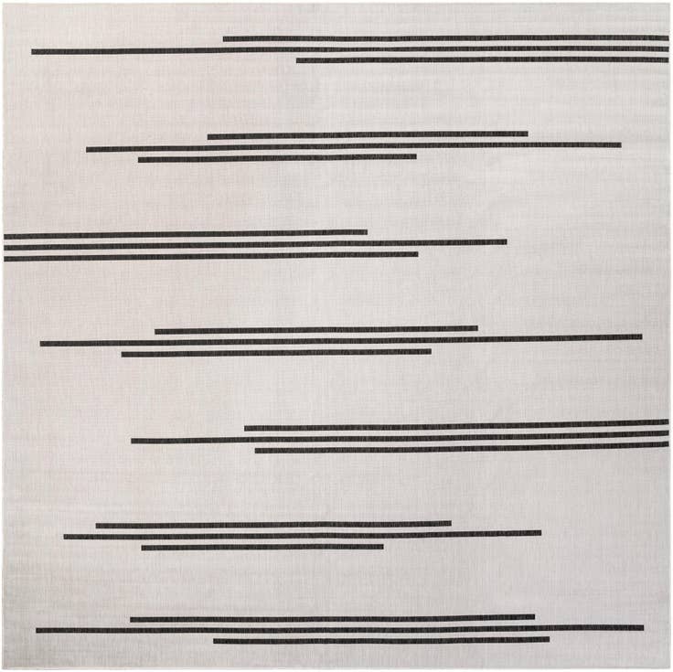 Detail image of 13' x 13' Easy-Clean Modern Indoor / Outdoor Square Rug