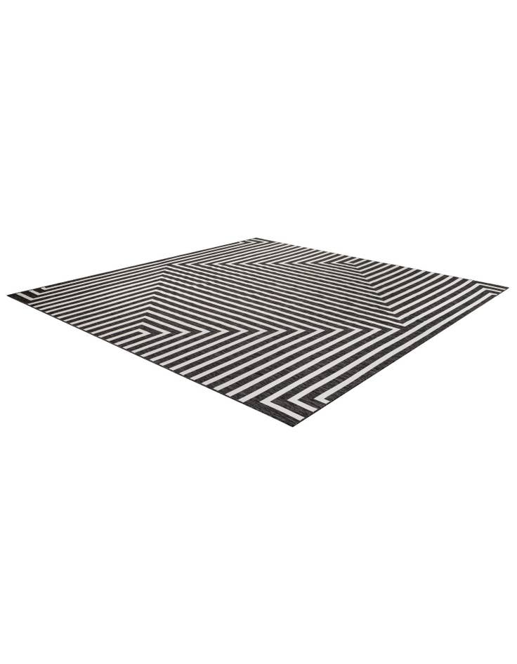 Detail image of 13' x 13' Easy-Clean Modern Indoor / Outdoor Square Rug