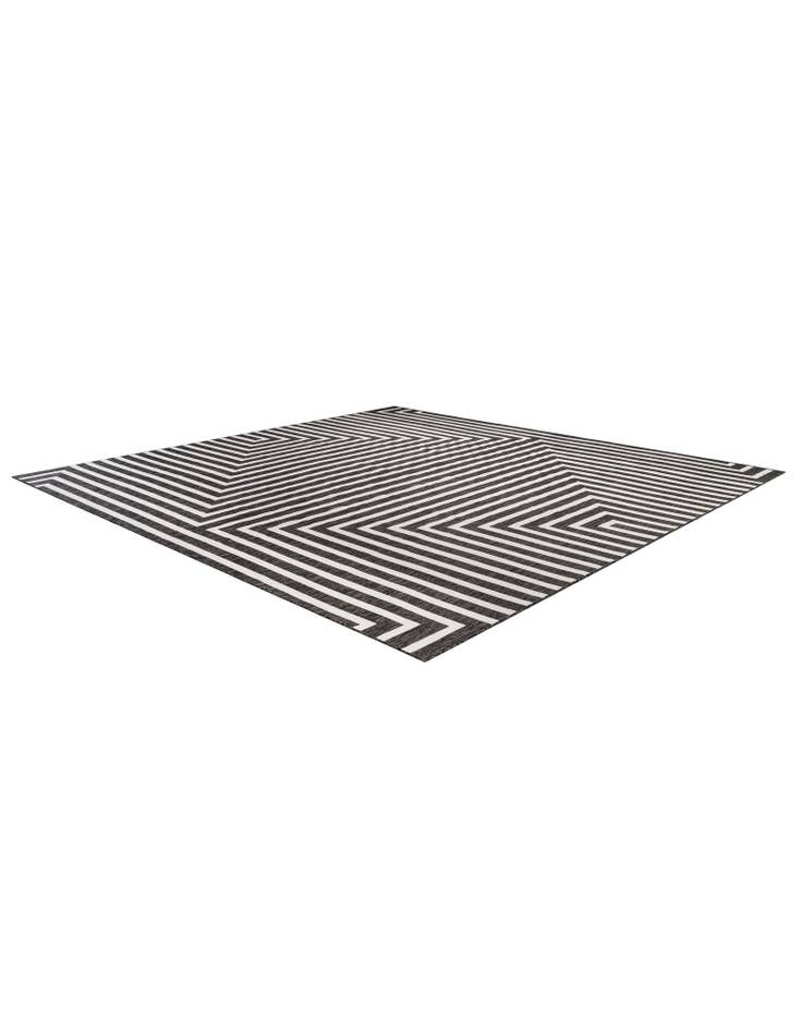 Detail image of 13' x 13' Easy-Clean Modern Indoor / Outdoor Square Rug