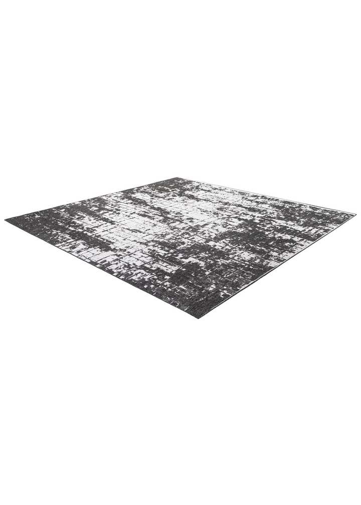 13' x 13' Easy-Clean Modern Indoor / Outdoor Square Rug