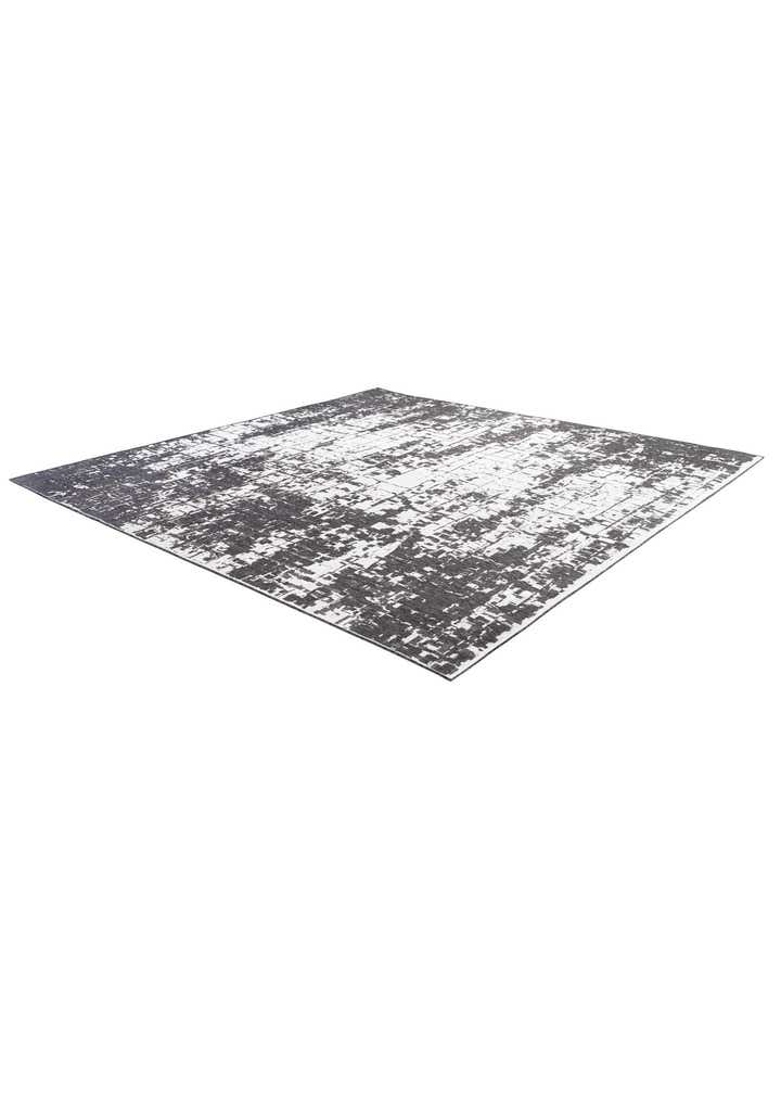 13' x 13' Easy-Clean Modern Indoor / Outdoor Square Rug