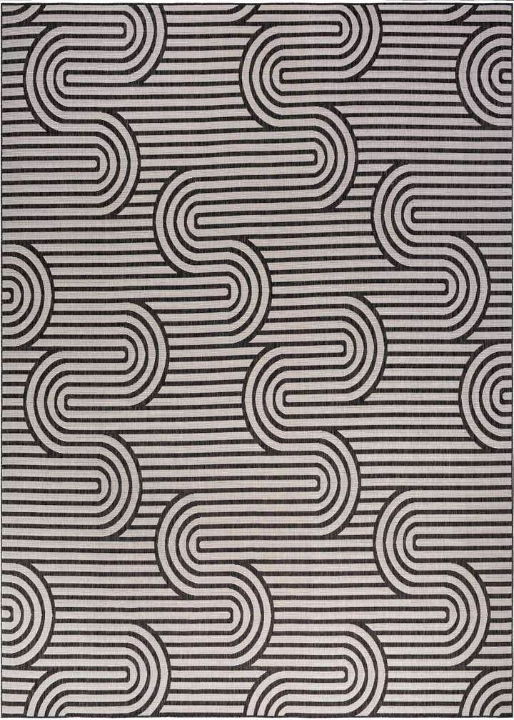 13' x 13' Easy-Clean Modern Indoor / Outdoor Square Rug