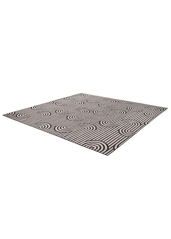 13' x 13' Easy-Clean Modern Indoor / Outdoor Square Rug
