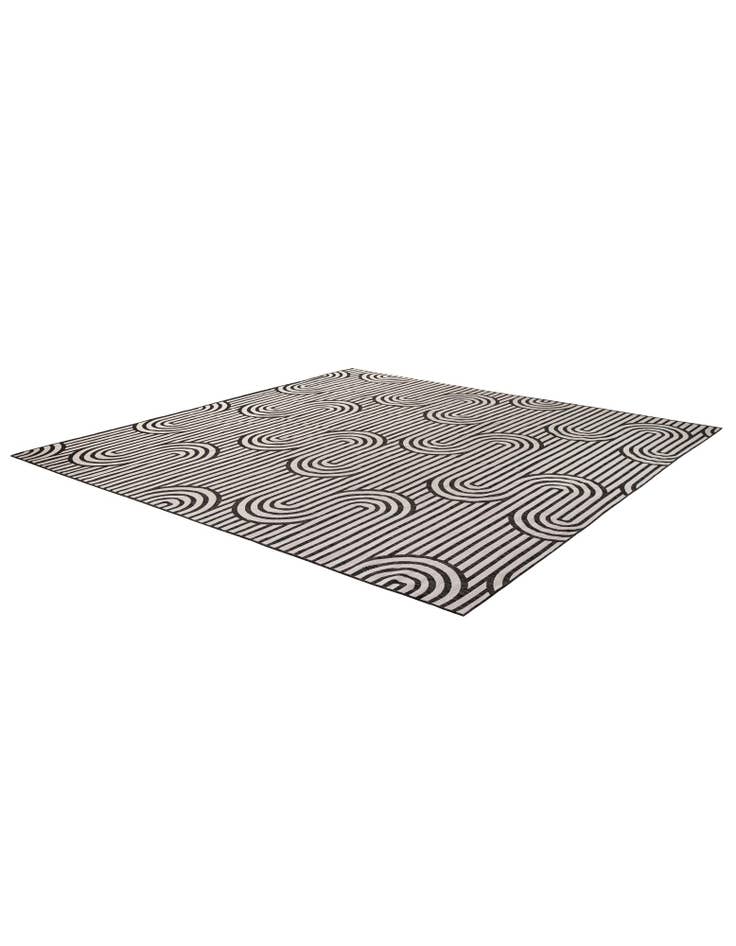 Detail image of 13' x 13'  Washable Modern Indoor / Outdoor Square Rug