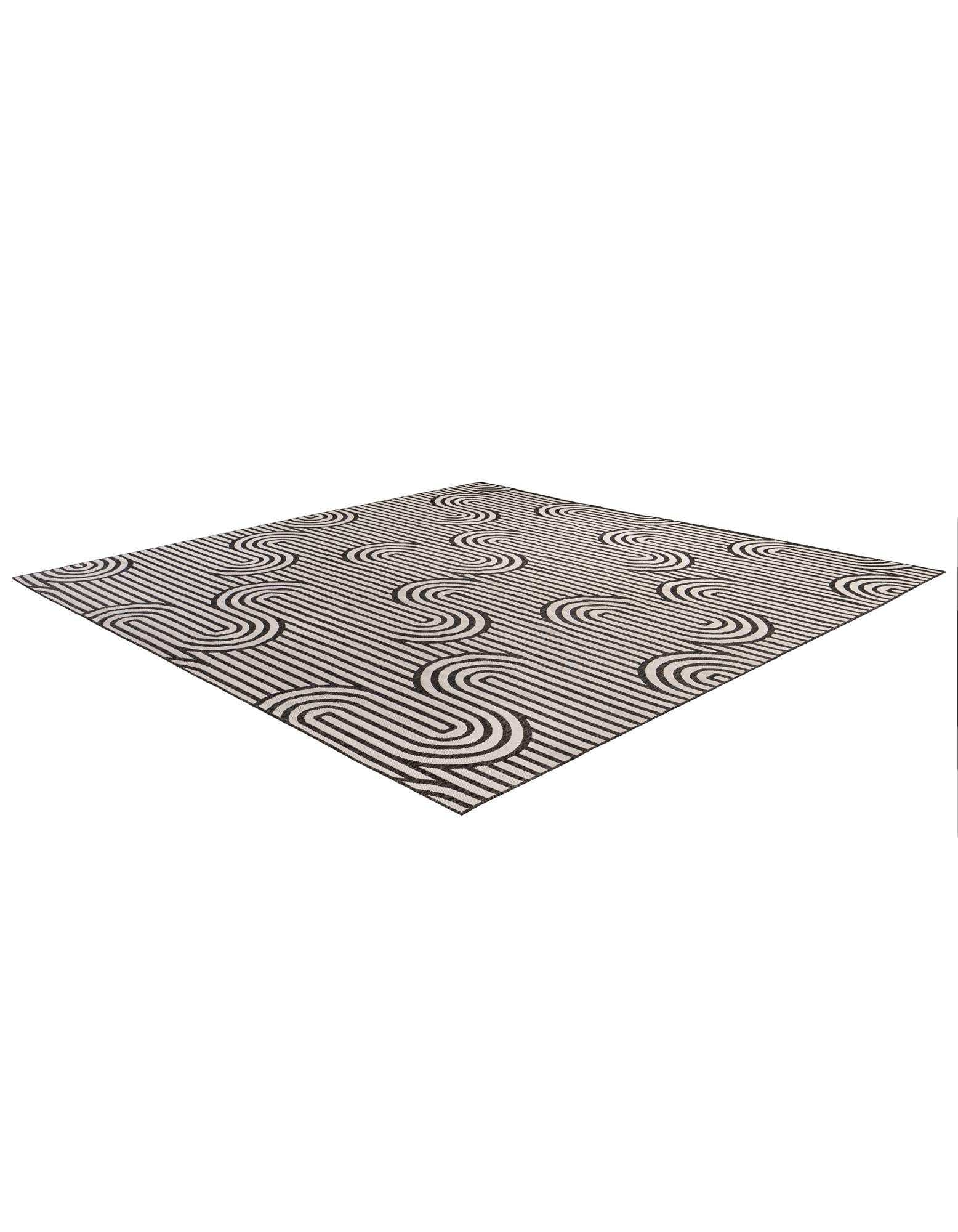 13' x 13' Easy-Clean Modern Indoor / Outdoor Square Rug