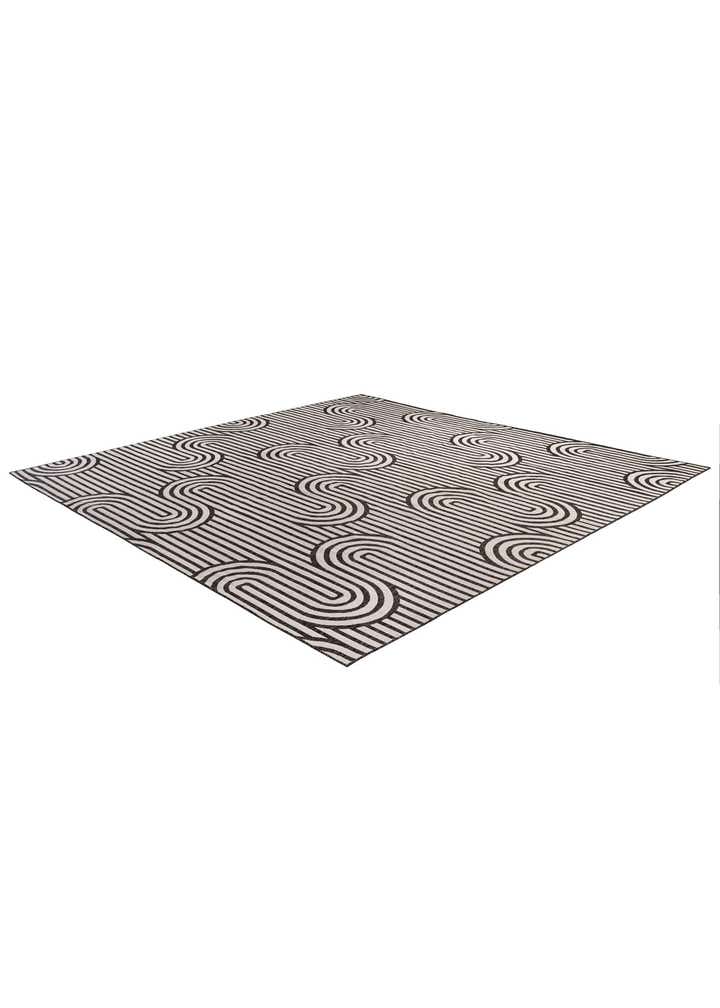 13' x 13' Easy-Clean Modern Indoor / Outdoor Square Rug