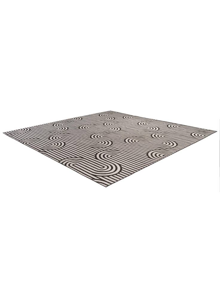 Detail image of 13' x 13' Easy-Clean Modern Indoor / Outdoor Square Rug