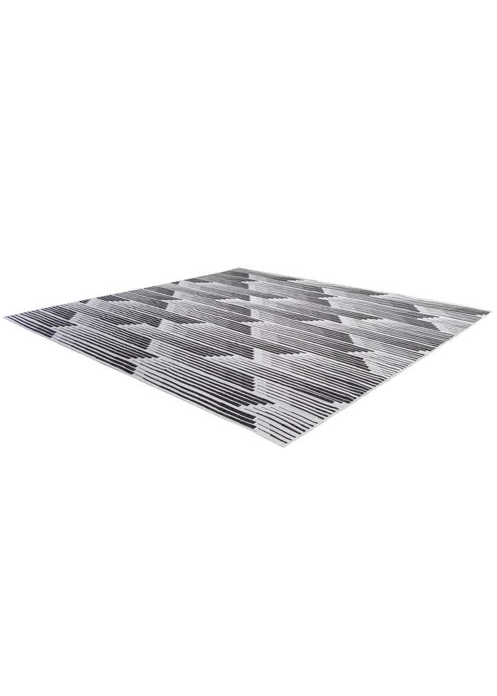 13' x 13' Easy-Clean Modern Indoor / Outdoor Square Rug