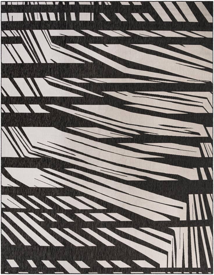Detail image of 13' x 13' Easy-Clean Modern Indoor / Outdoor Square Rug