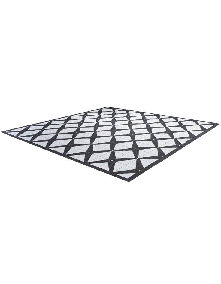 Detail image of 13' x 13' Easy-Clean Modern Indoor / Outdoor Square Rug