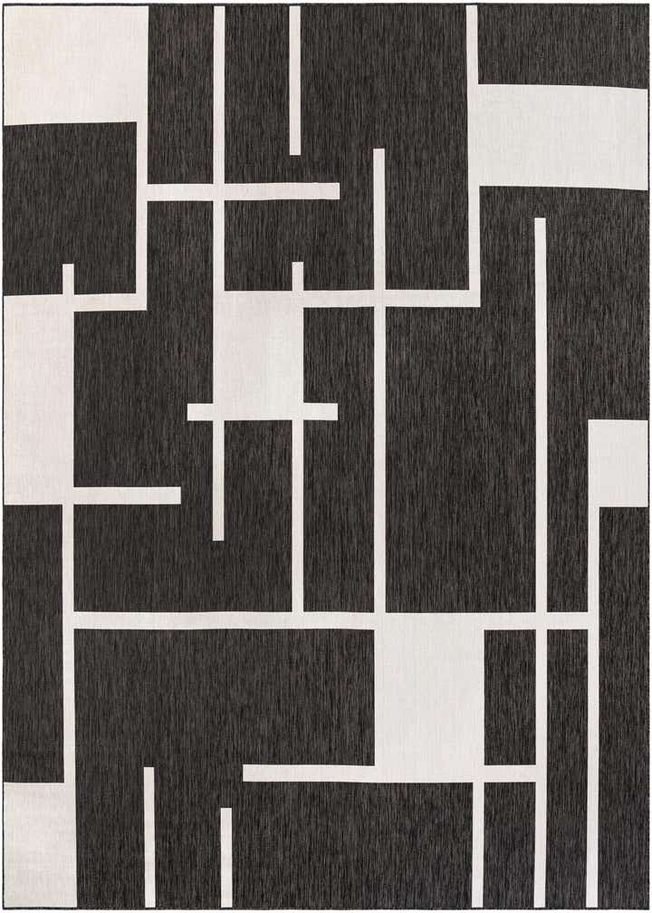 13' x 13' Easy-Clean Modern Indoor / Outdoor Square Rug