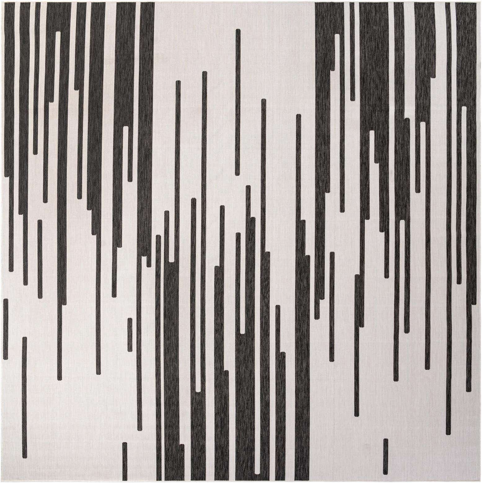 13' x 13' Easy-Clean Modern Indoor / Outdoor Square Rug