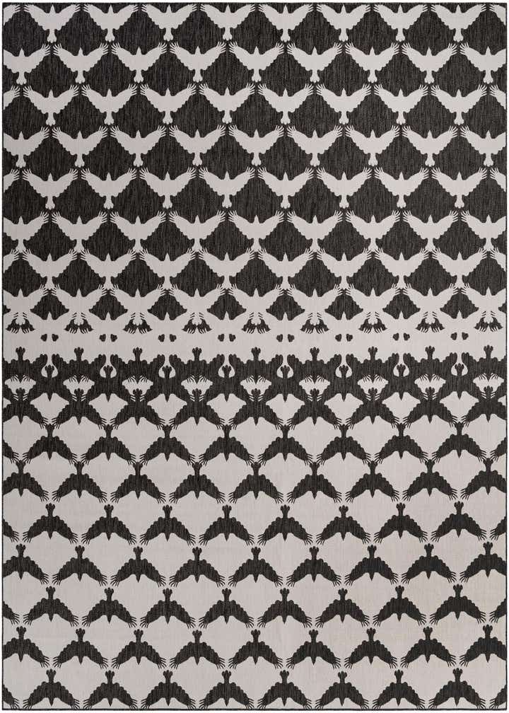 13' x 13' Easy-Clean Modern Indoor / Outdoor Square Rug