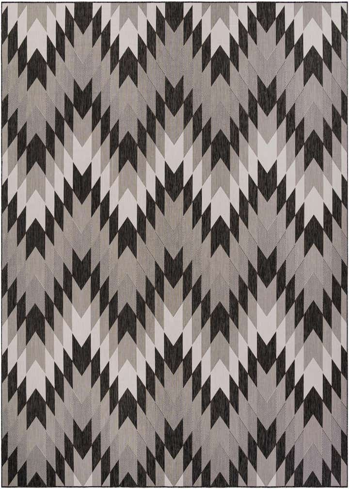 13' x 13' Easy-Clean Modern Indoor / Outdoor Square Rug