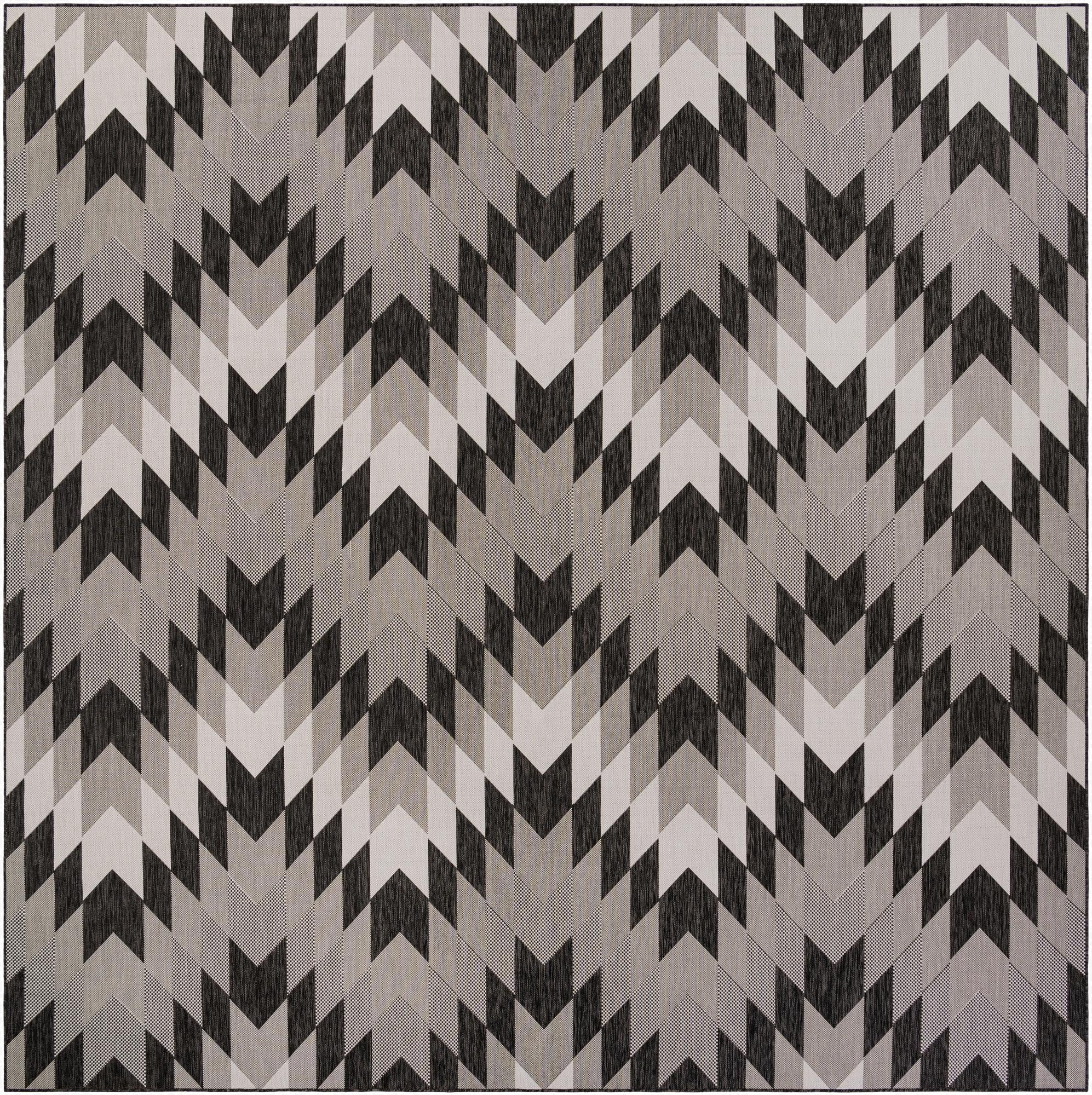 13' x 13'  Washable Modern Indoor / Outdoor Square Rug