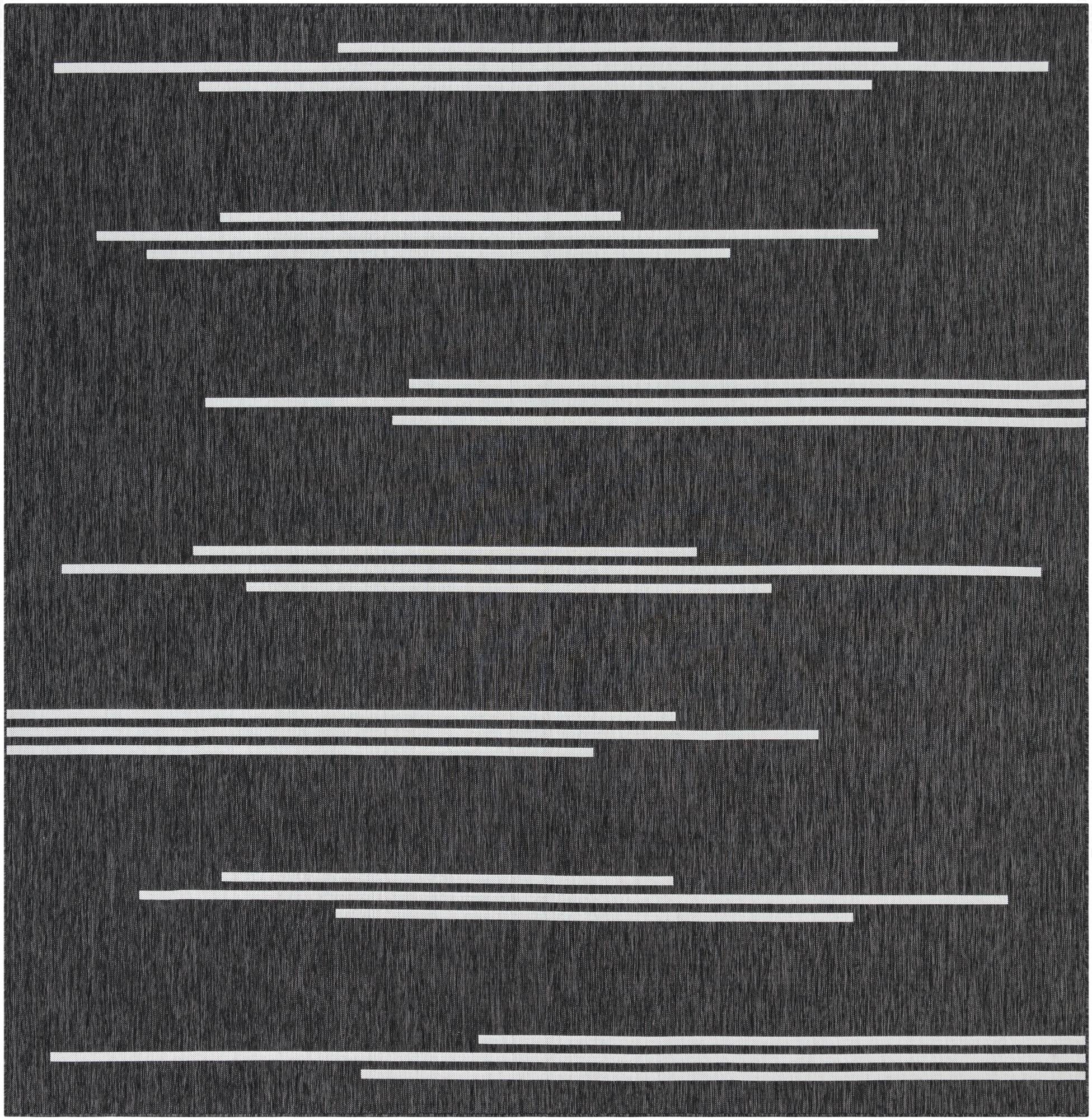 12' x 12'  Washable Modern Indoor / Outdoor Square Rug