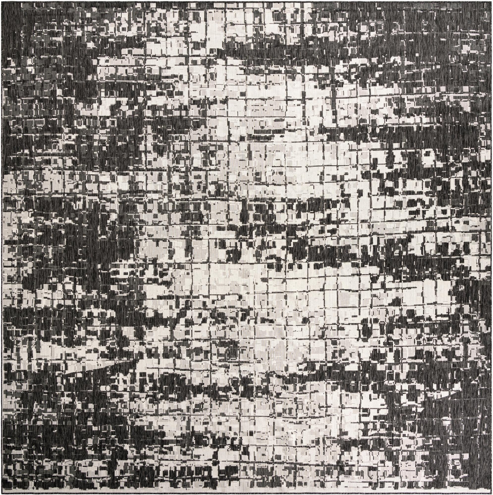 Primary image 12' x 12'  Washable Modern Indoor / Outdoor Square Rug