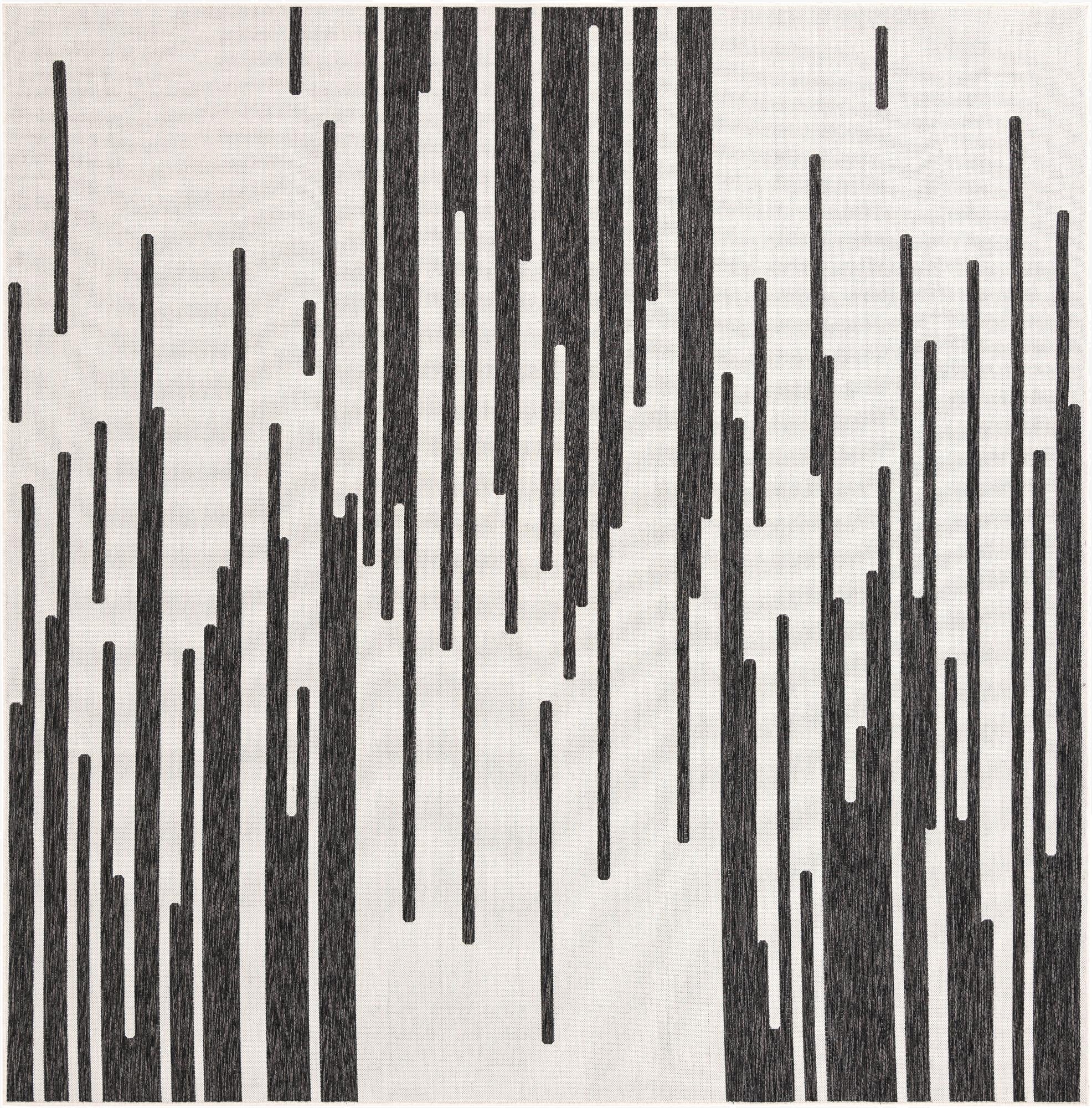 10' x 10'  Washable Modern Indoor / Outdoor Square Rug