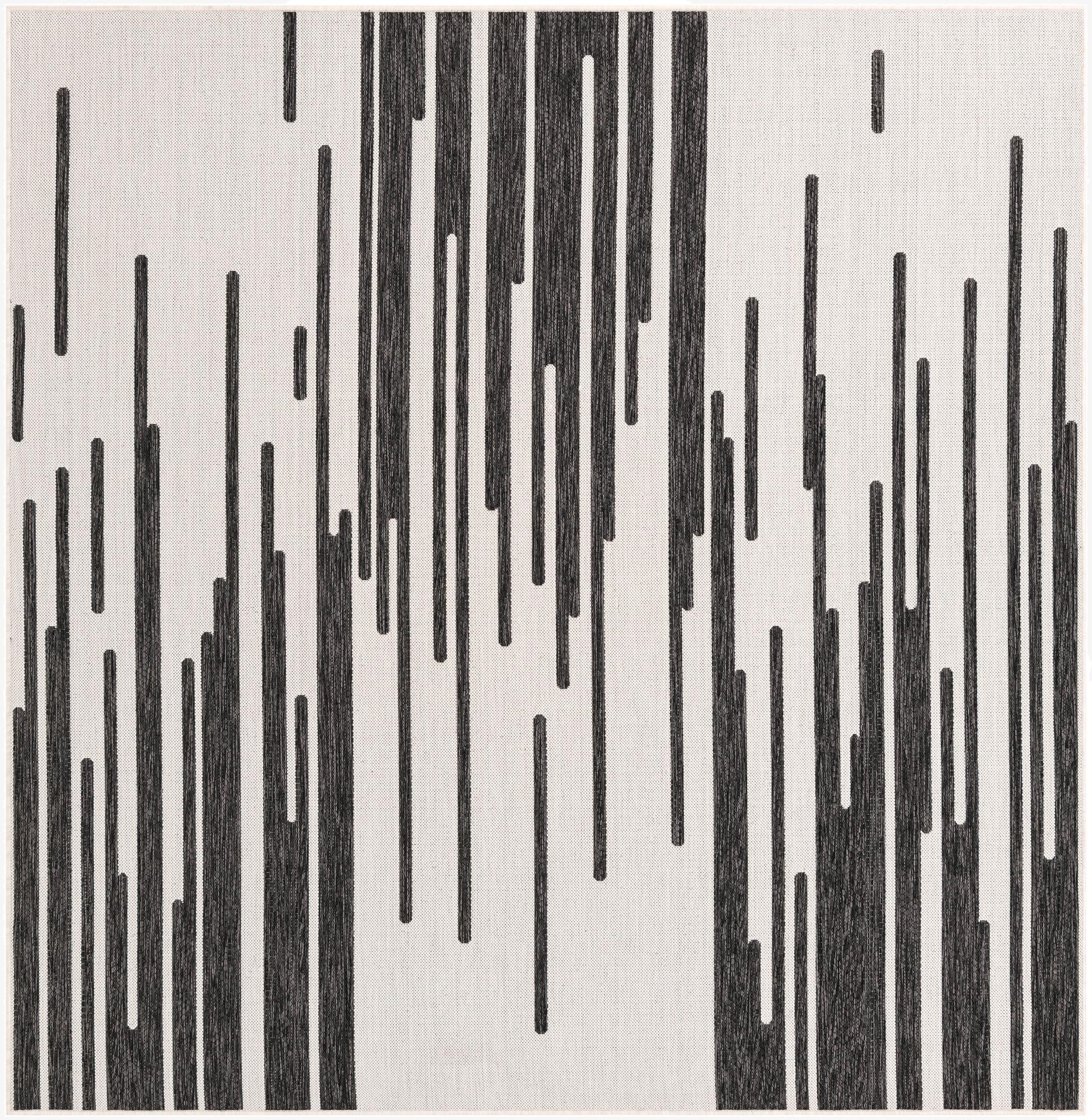 7' 10 x 7' 10  Washable Modern Indoor / Outdoor Square Rug