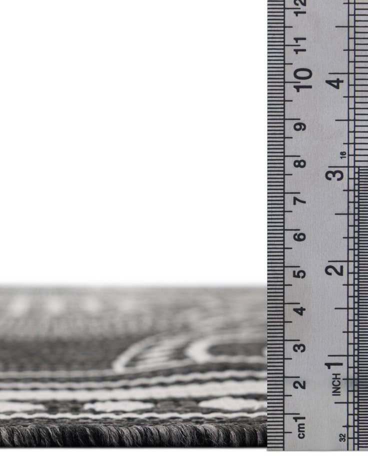 Detail image of 10' x 10' Easy-Clean Traditional Indoor / Outdoor Square Rug