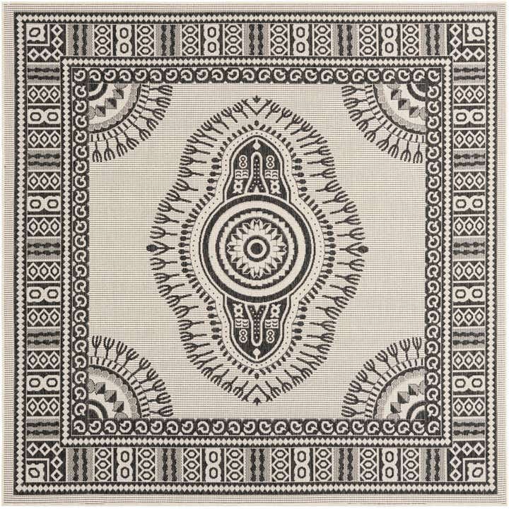 240cm x 240cm Leicht zu reinigen Traditional Innen- / Aussenbereich Quadrat Teppich