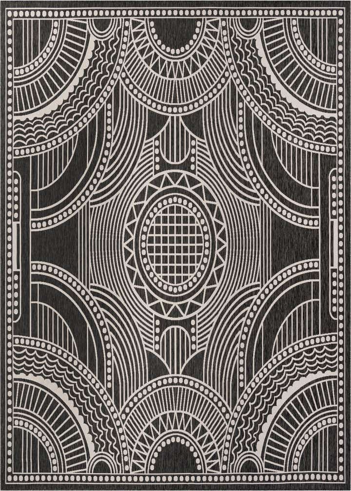 13' x 13' Easy-Clean Traditional Indoor / Outdoor Square Rug