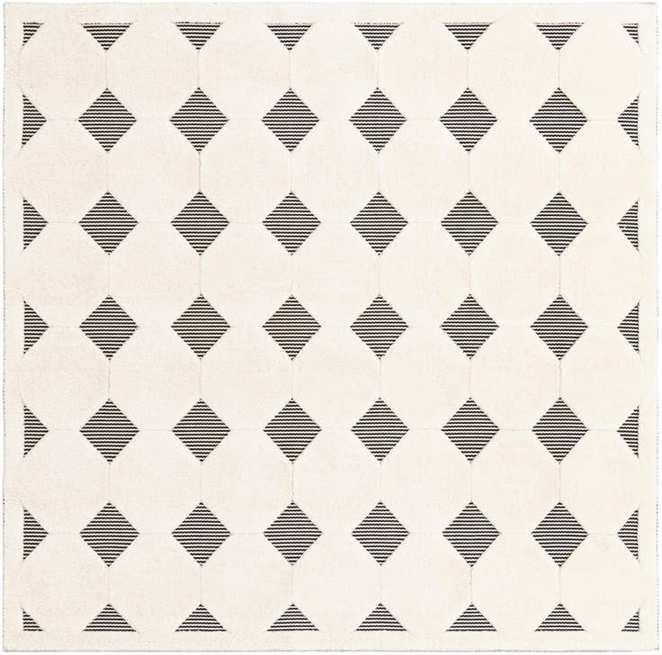 Detail image of 7' 10 x 7' 10 Prismatic Square Rug