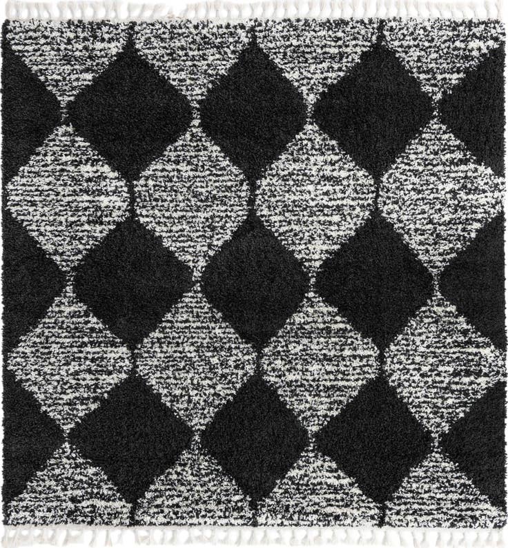Detail image of 7' 10 x 7' 10 Serenity Shag Square Rug