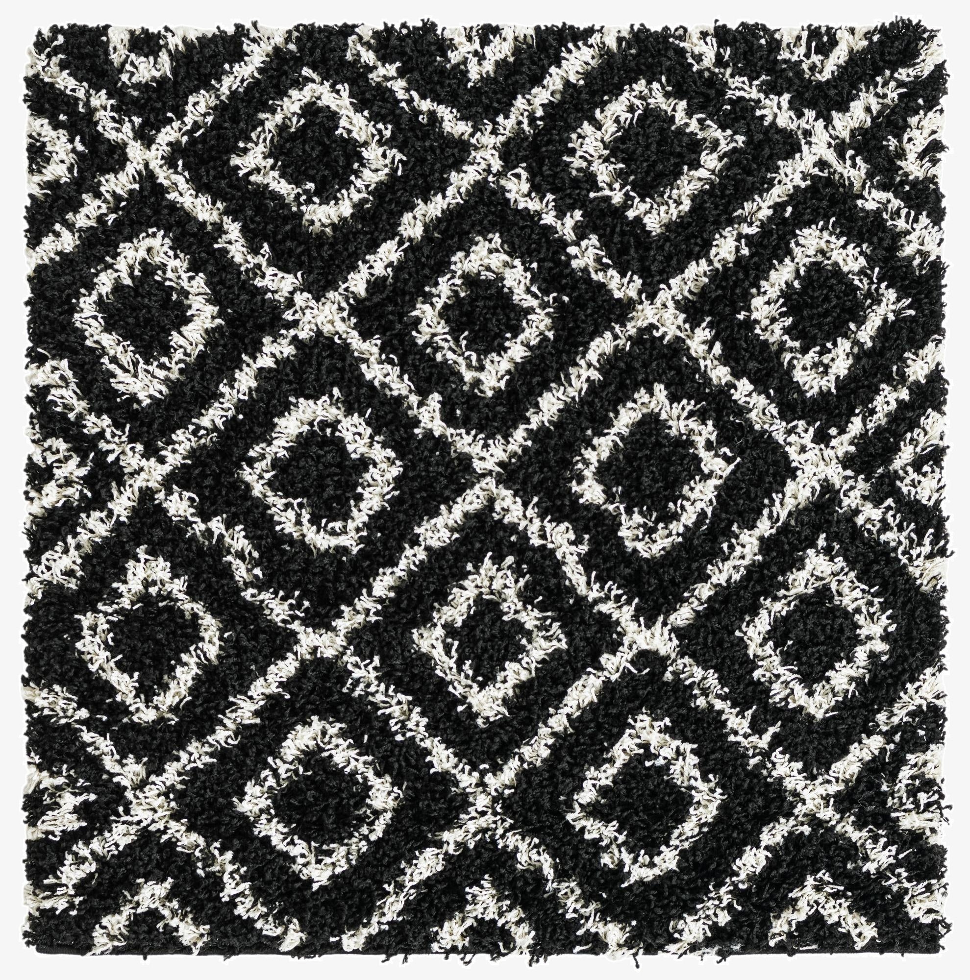 3' 3 x 3' 3 Trellis Shag Square Rug
