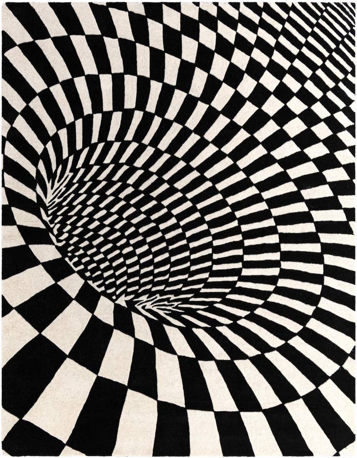 Detail image of 7' 10 x 7' 10 Vortex Wool Square Rug