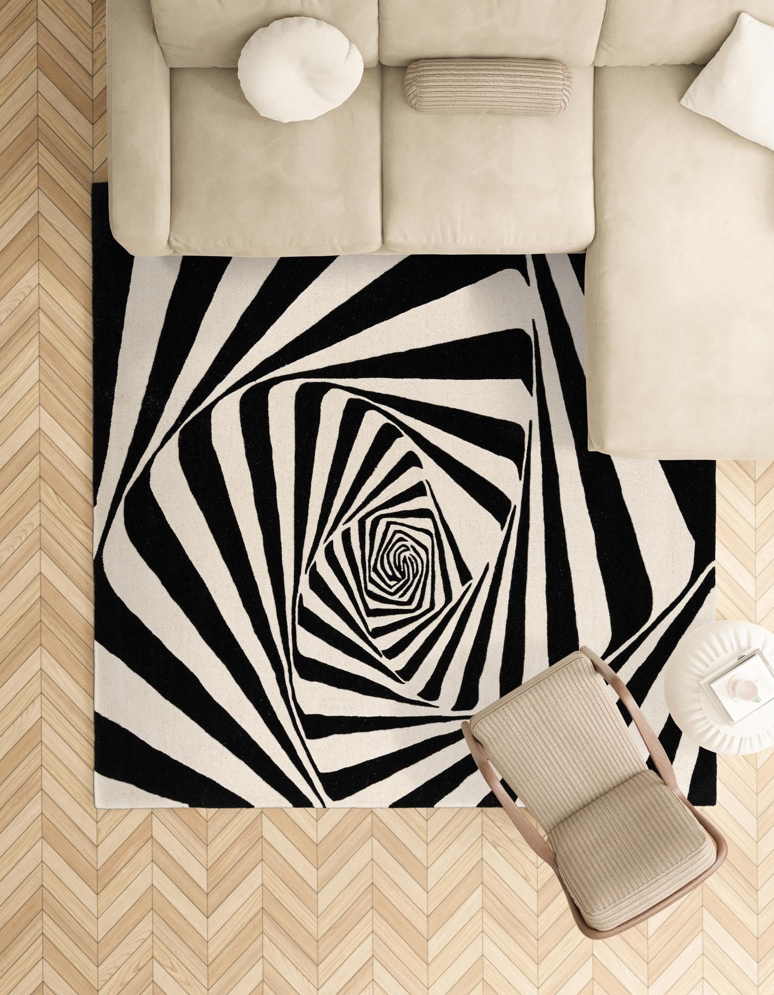 7' 10 x 7' 10 Vortex Wool Square Rug