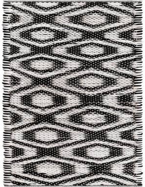 Detail image of 1' 2 x 8' Hand Woven Chindi Jute Table Runner Rug