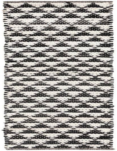 Detail image of 1' 2 x 5' 1 Hand Woven Chindi Jute Table Runner Rug