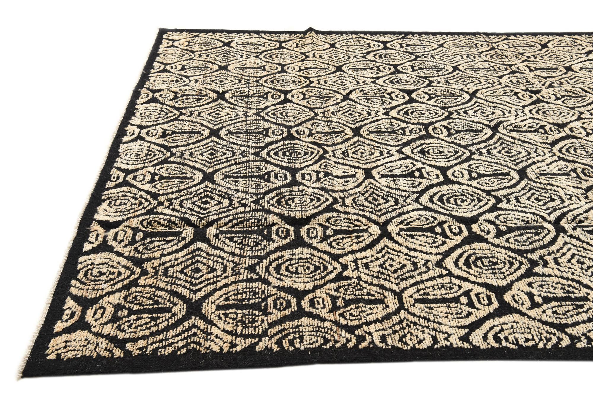 8' 9 x 10' 1 Hand Knotted Darya Wool Rug