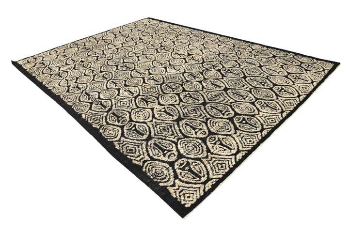 9' 2 x 12' 6 Hand Knotted Darya Wool Rug