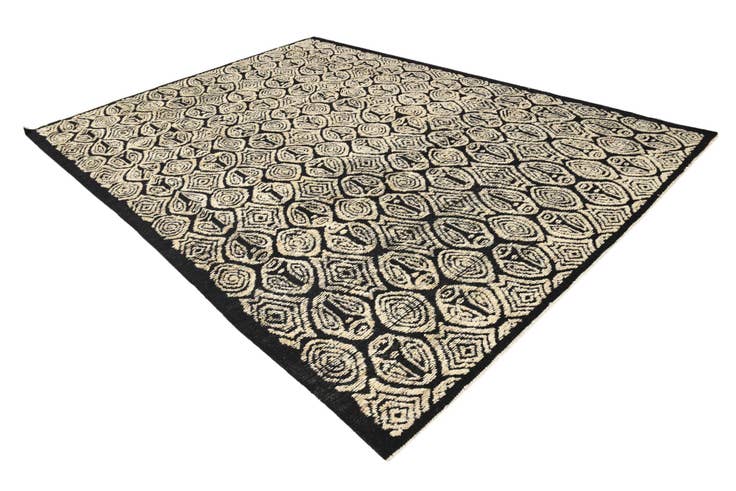 Detail image of 9' 2 x 12' 6 Hand Knotted Darya Wool Rug