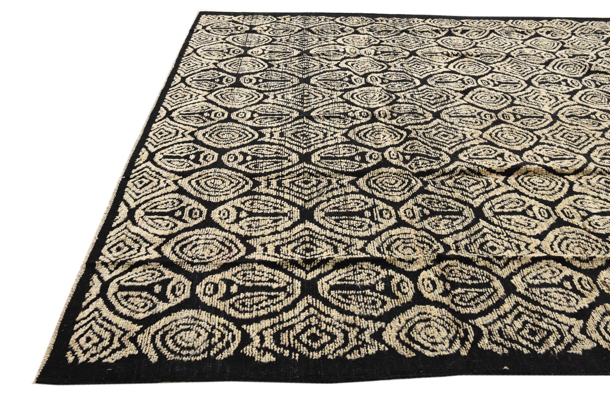 9' 2 x 12' 6 Hand Knotted Darya Wool Rug