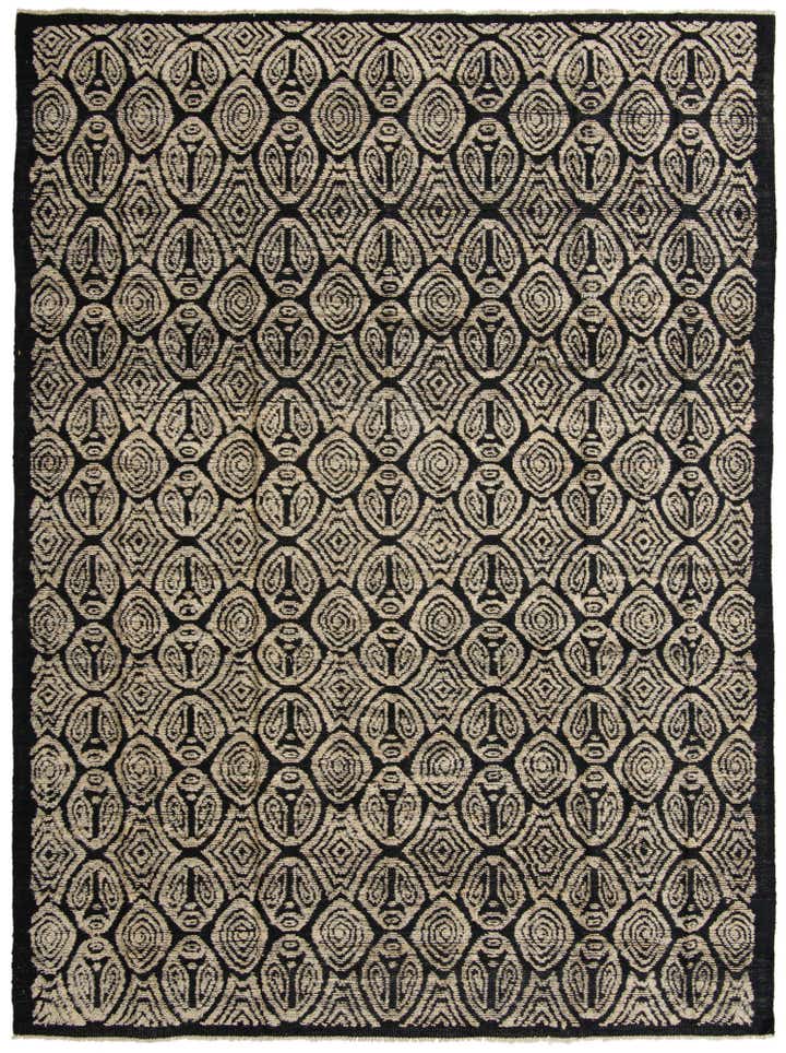 9' 2 x 12' 6 Hand Knotted Darya Wool Rug