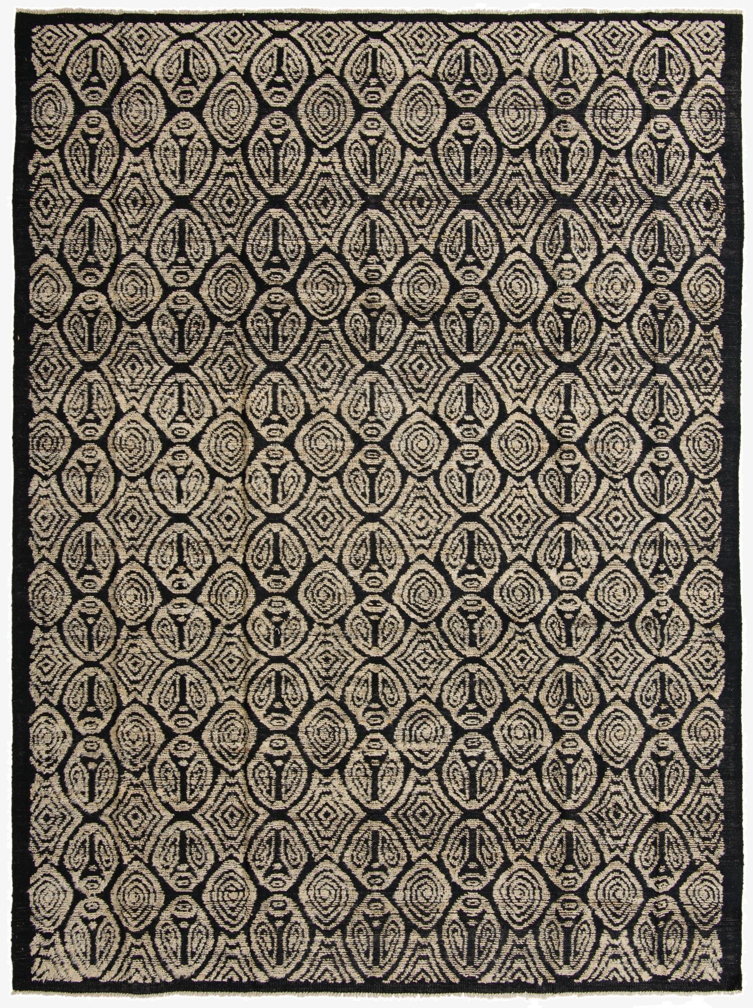 9' 2 x 12' 6  Hand Knotted Darya Wool Rug