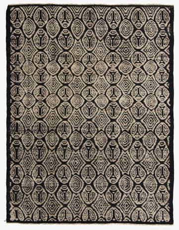 8' x 10' 6 Hand Knotted Darya Wool Rug