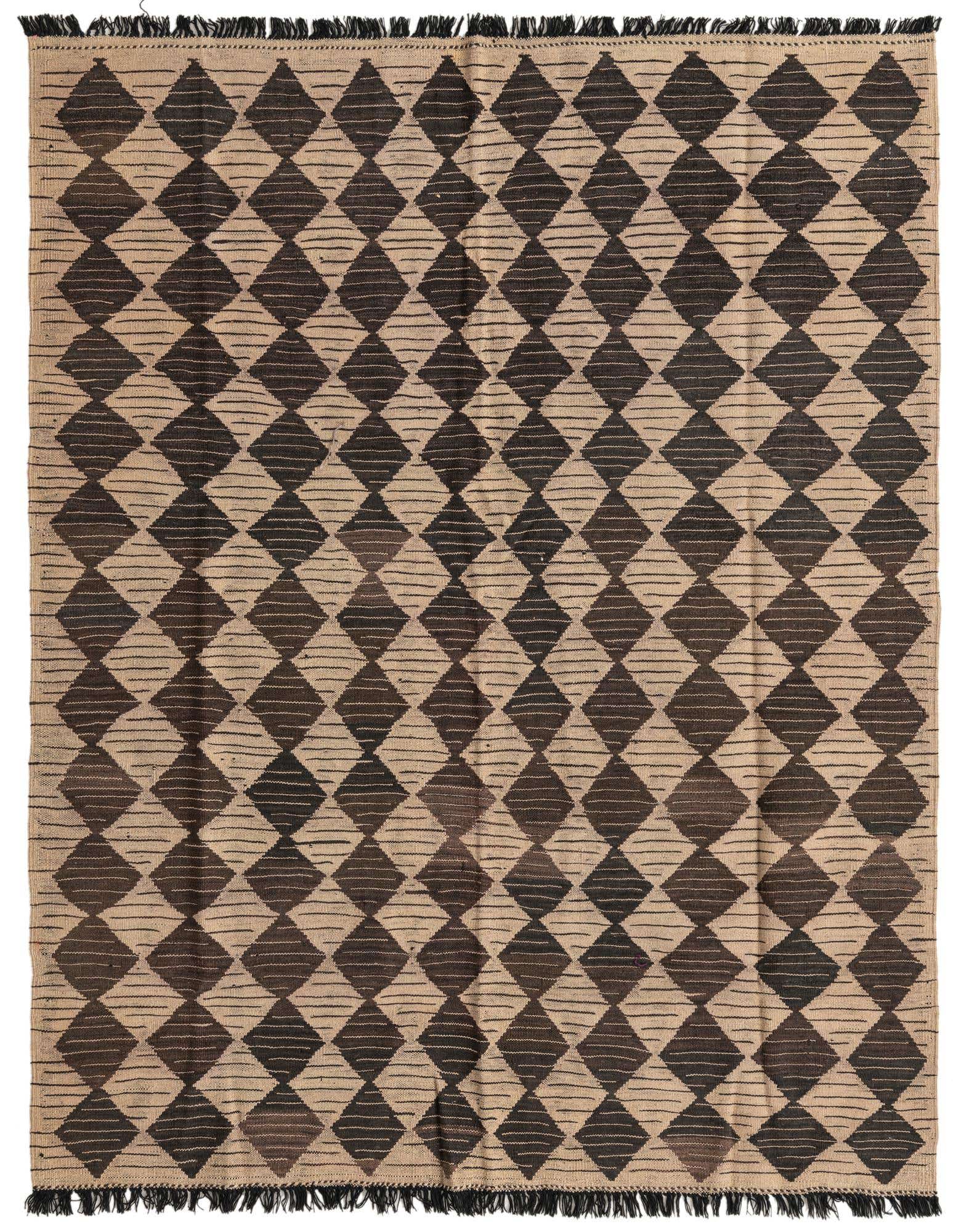 5' x 6' 4 Hand Woven Kilim Modern Wool Rug