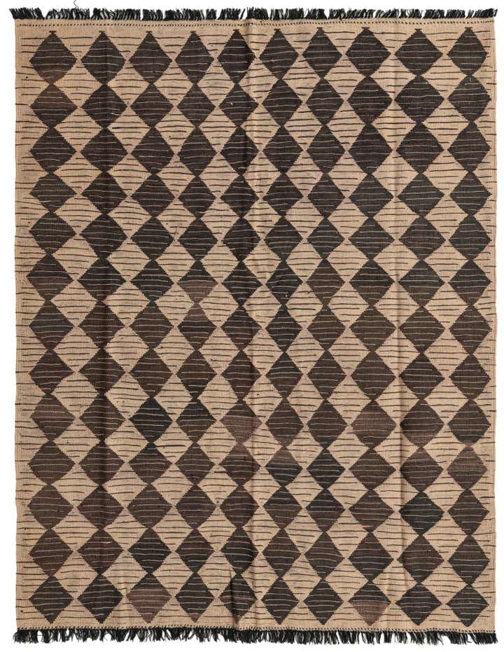 5' x 6' 4 Hand Woven Kilim Modern Wool Rug