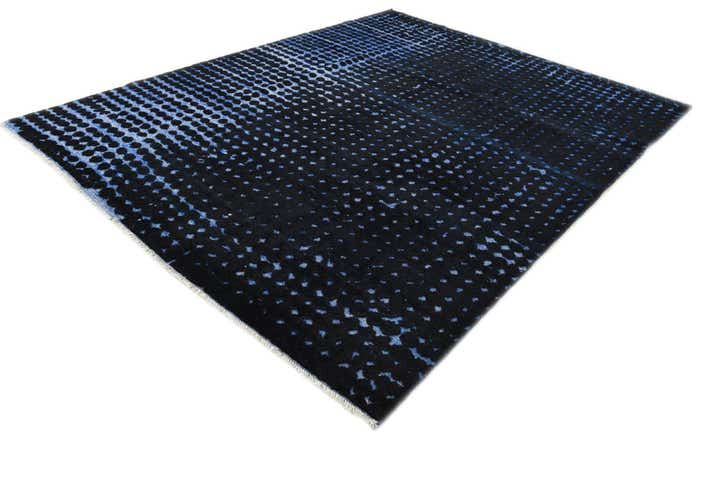 8' x 10' 4 Hand Knotted Darya Wool Rug