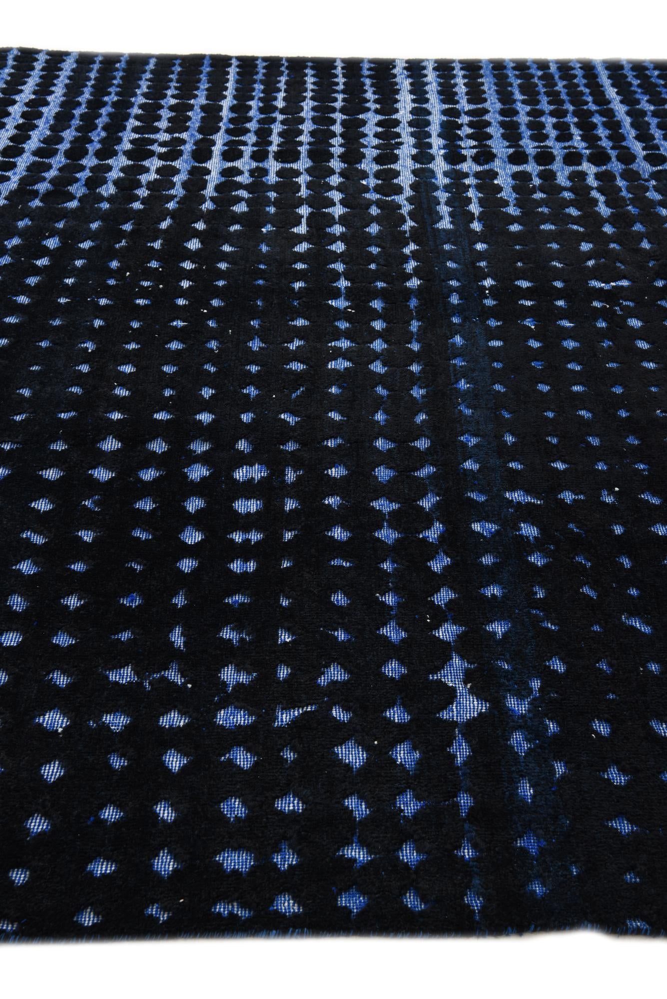 8' x 10' 4 Hand Knotted Darya Wool Rug
