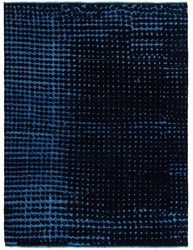 Detail image of 7' 8 x 10' 2 Hand Knotted Darya Wool Rug