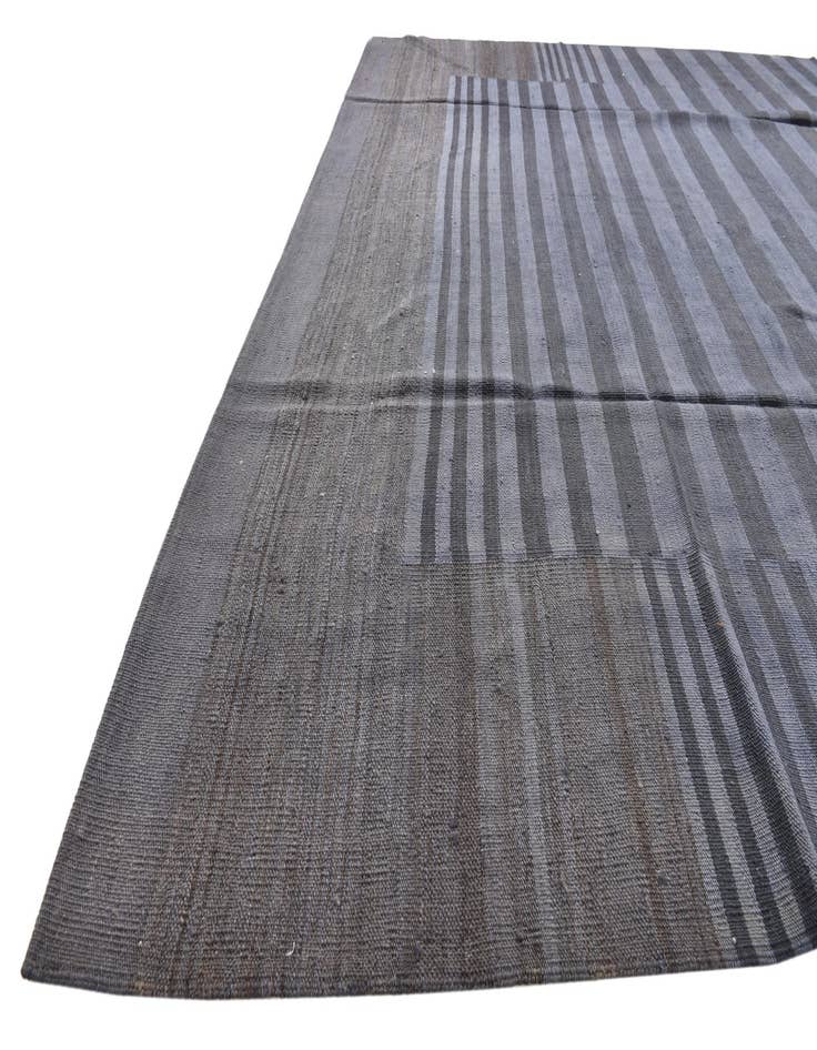 Detail image of 7' 10 x 9' 8  Hand Woven Kilim Modern Wool Rug