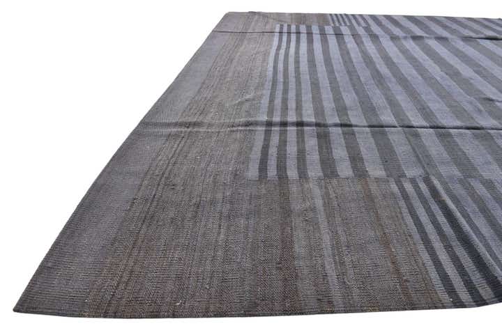 7' 10 x 9' 8 Hand Woven Kilim Modern Wool Rug