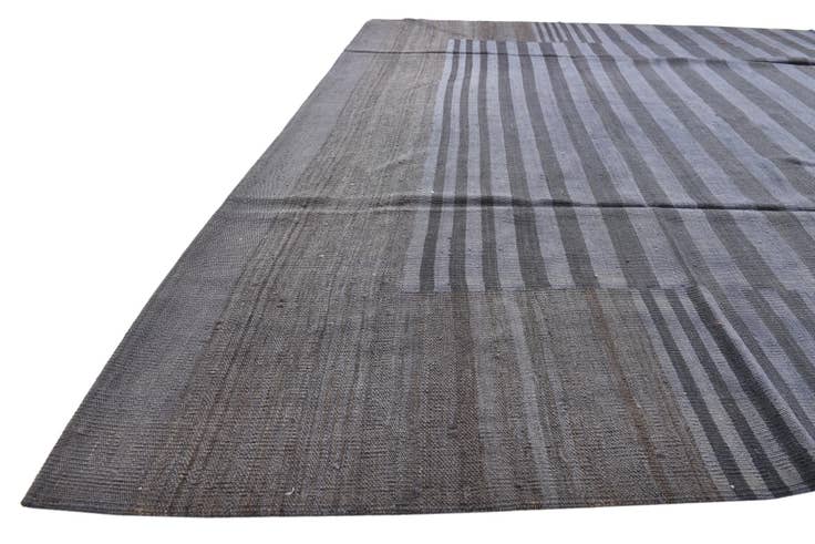 Detail image of 7' 10 x 9' 8 Hand Woven Kilim Modern Wool Rug